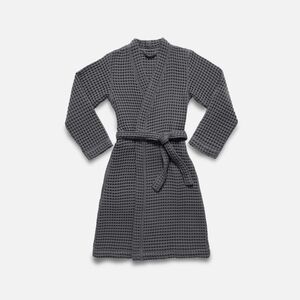 Brooklinen Dreamweave Waffle Robe in Gray - XS/S